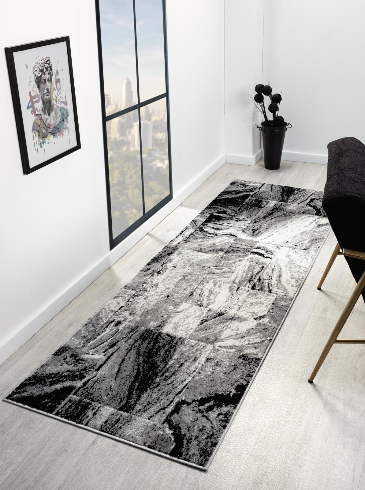 Kike KK05 Dark Gray Area Rug — view 4