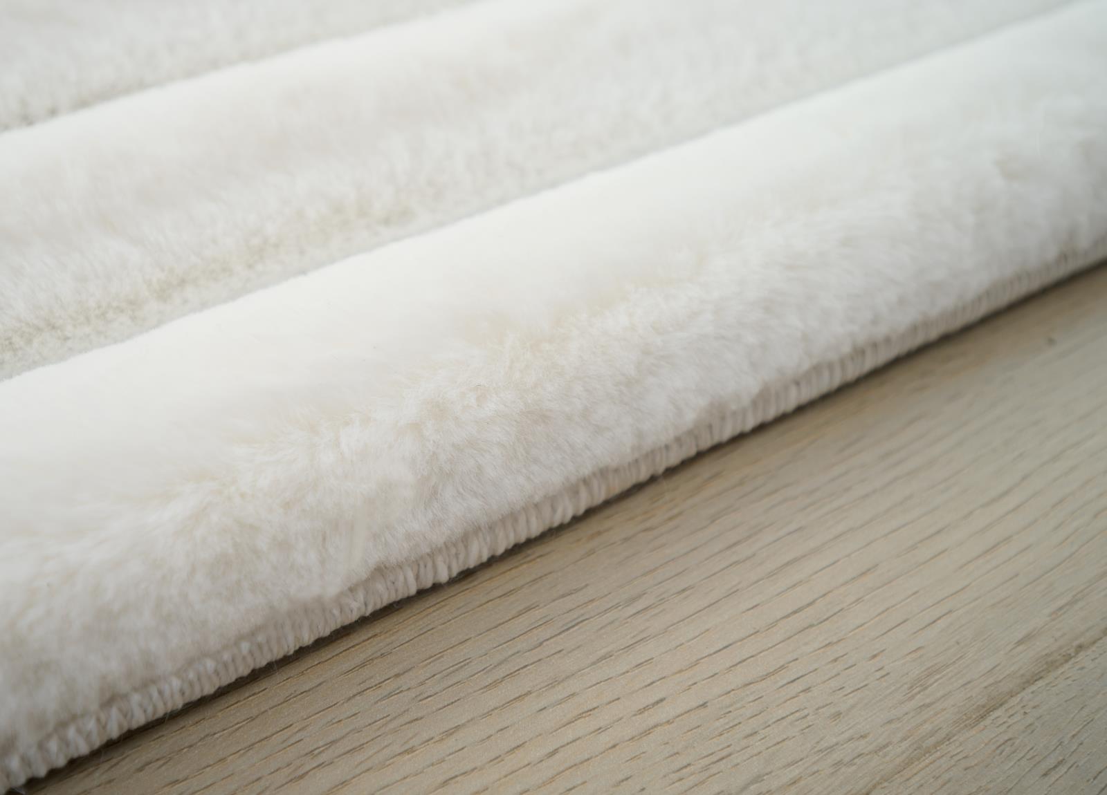Madrid MD01 White Shag Rug — view 10