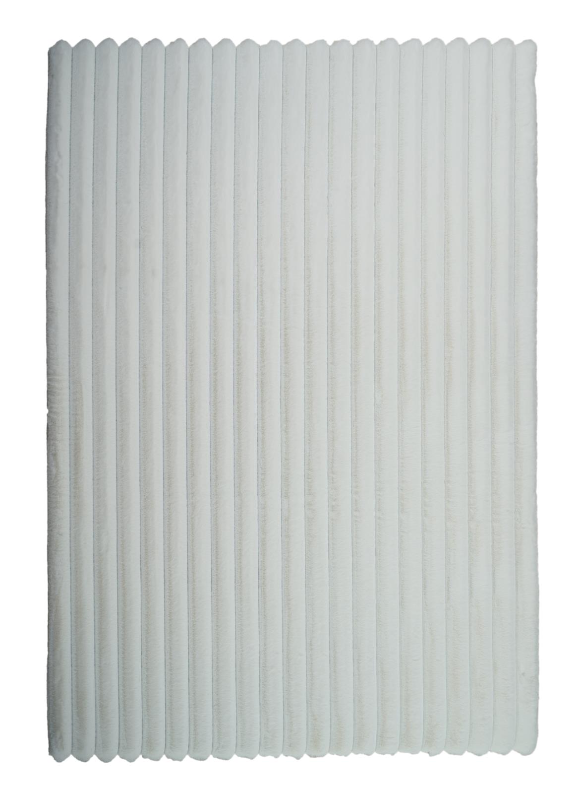 Madrid MD01 White Shag Rug