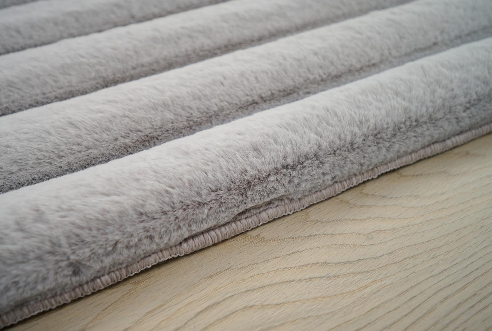 Madrid MD02 Silver Shag Rug — view 10