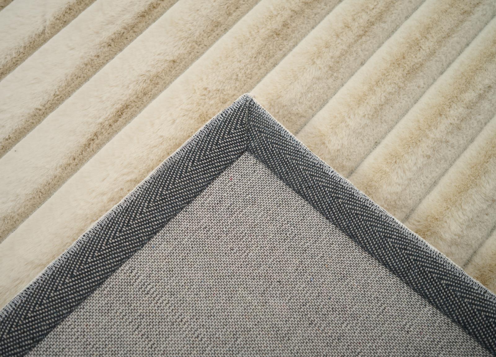 Madrid MD03 Beige Shag Rug — view 8