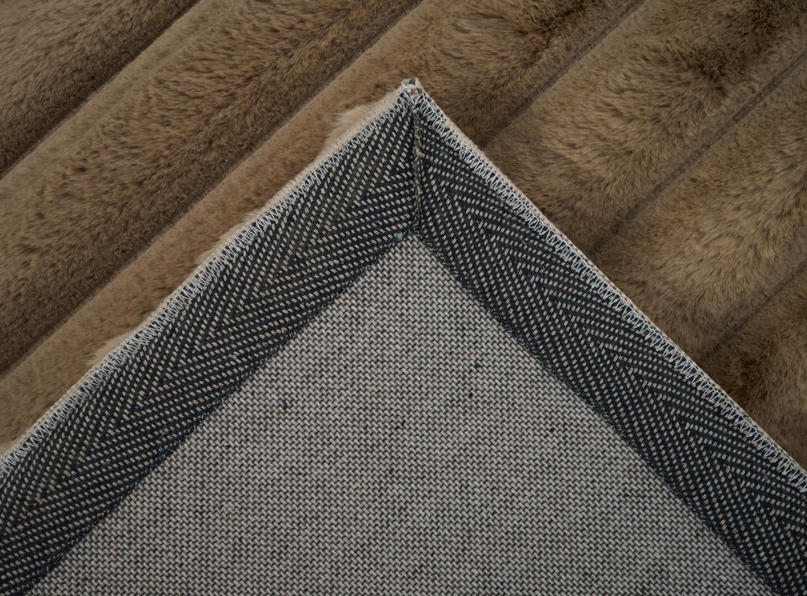 Madrid MD04 Taupe Shag Rug — view 8