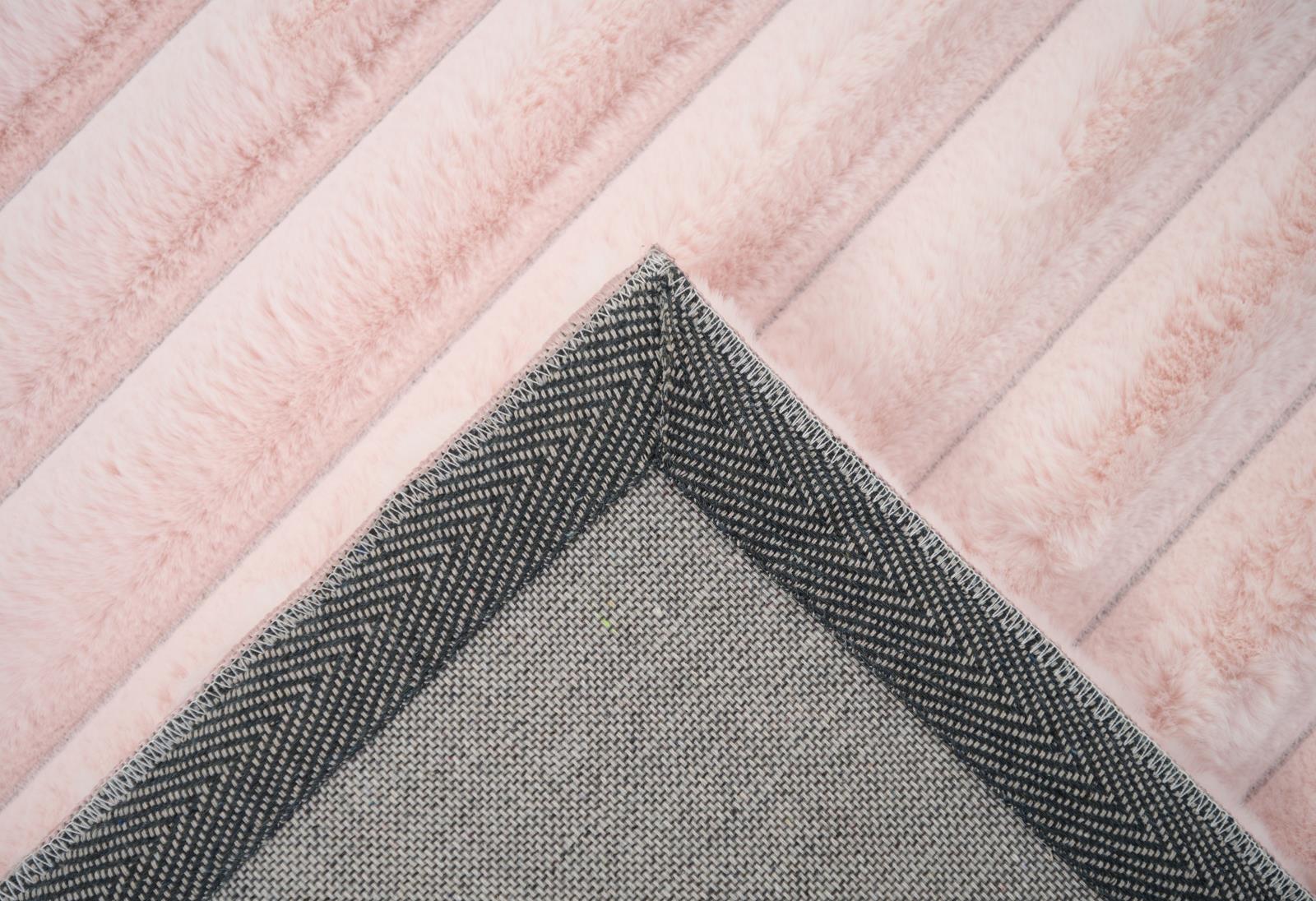 Madrid MD05 Pink Shag Rug — view 8