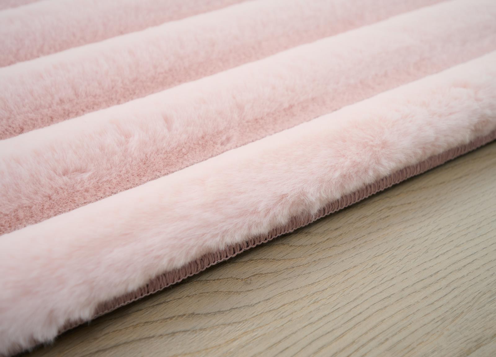 Madrid MD05 Pink Shag Rug — view 10