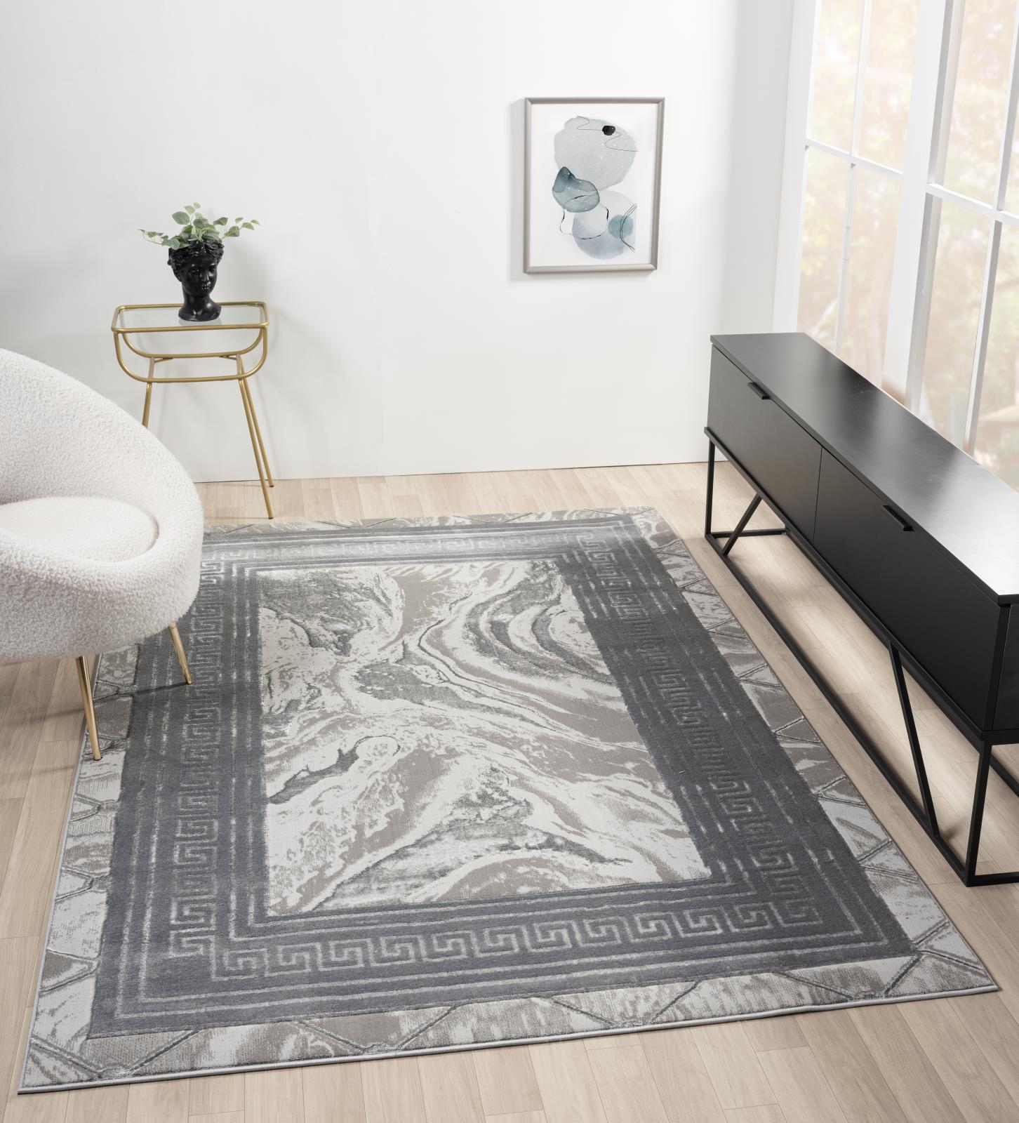 Ksamil KS11 Dark Gray Area Rug — view 7