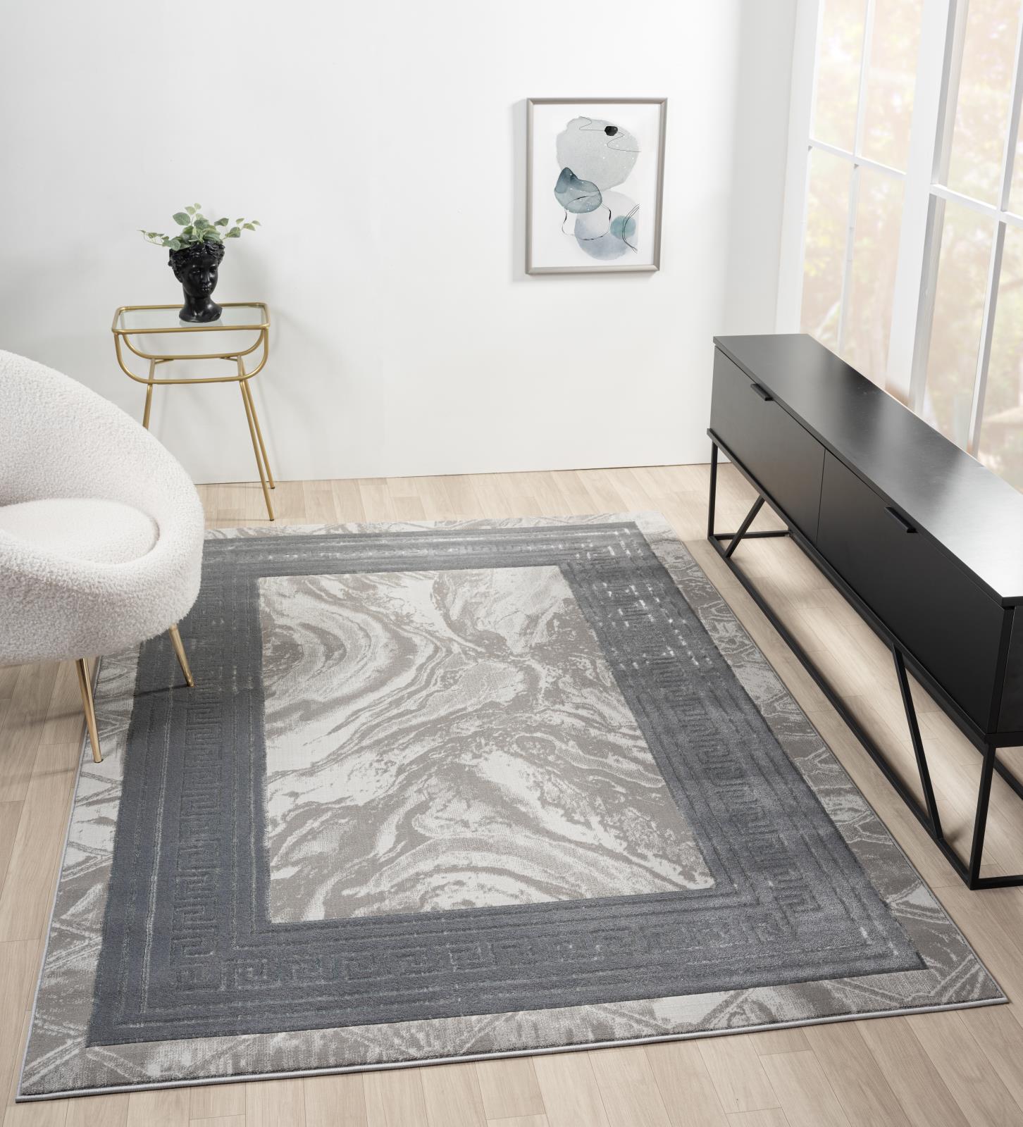 Ksamil KS14 Dark Gray Area Rug — view 7