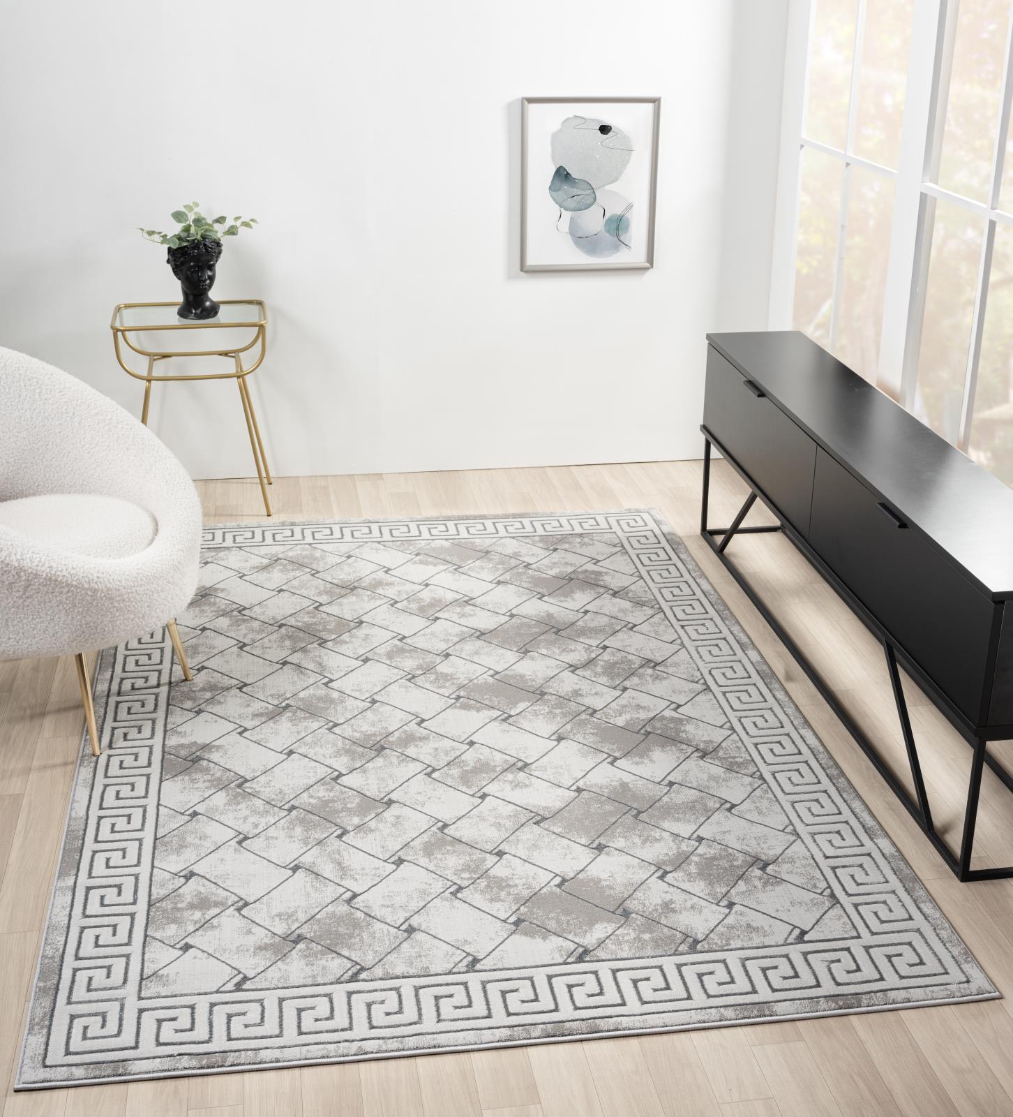 Ksamil KS15 Light Gray Area Rug — view 7