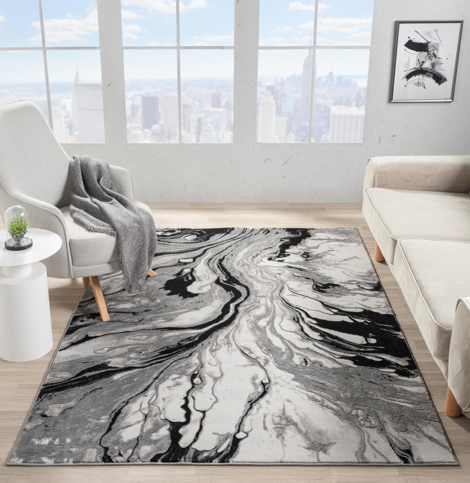 Ksamil KS07 Gray Area Rug — view 2