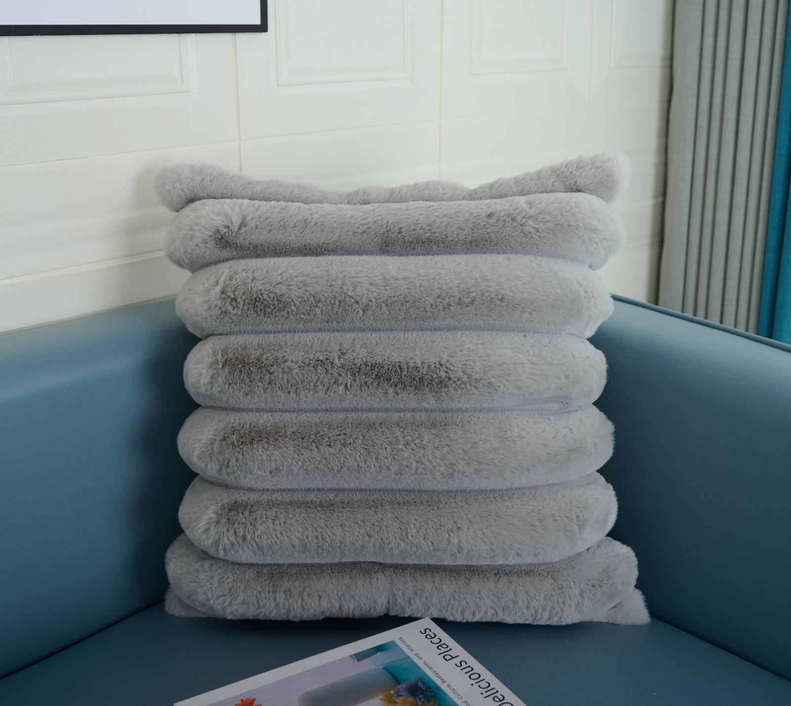 Madrid MDP02 Gray Accent Pillow — view 2