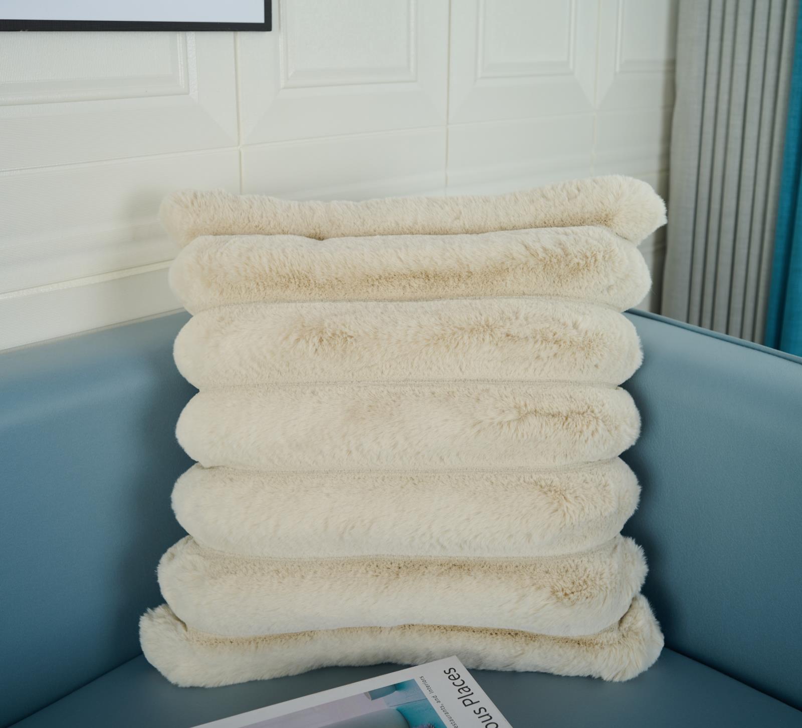 Madrid MDP03 Beige Accent Pillow — view 2