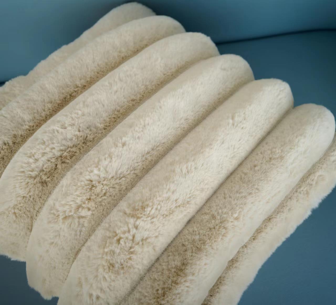 Madrid MDP03 Beige Accent Pillow — view 3