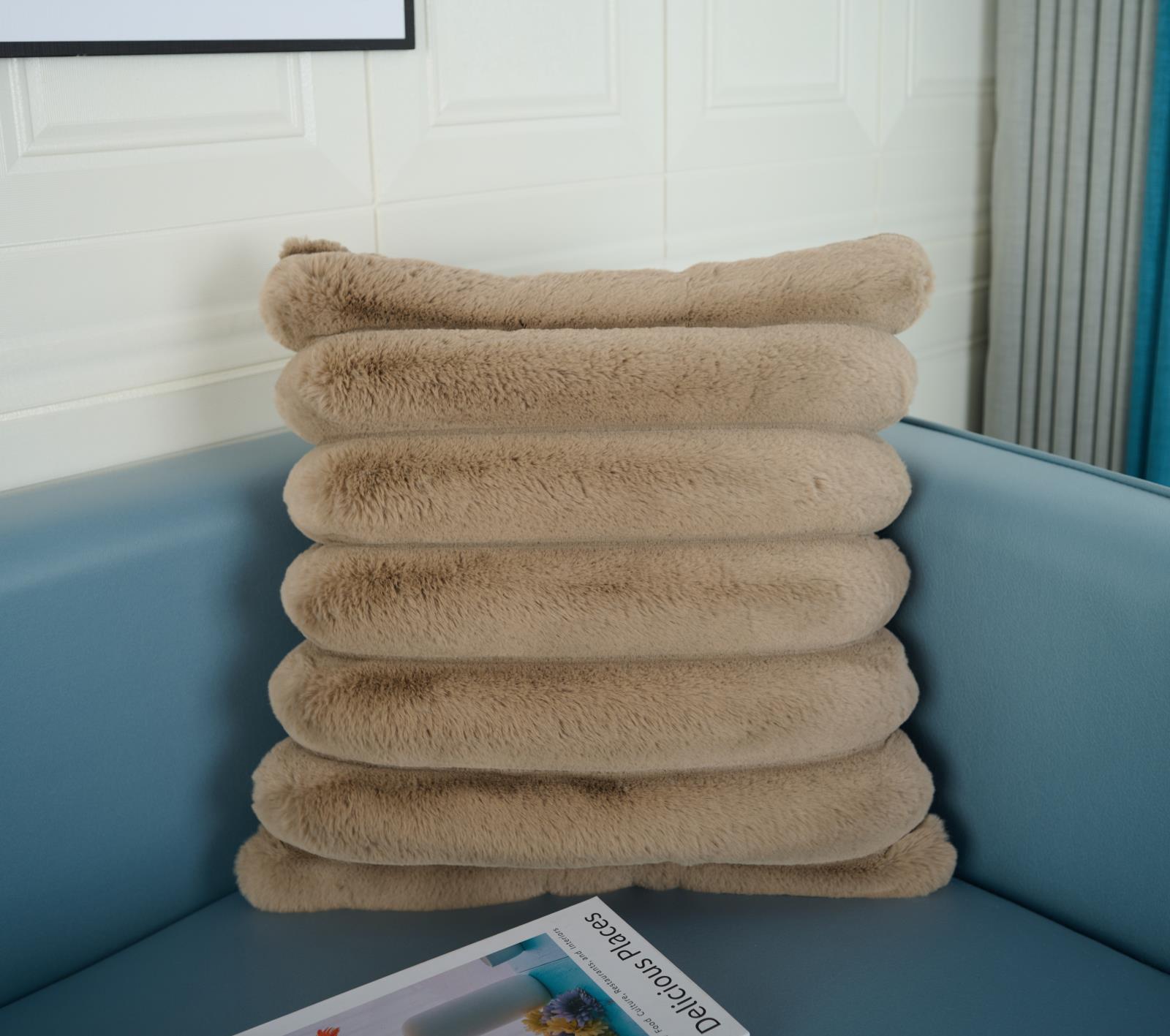 Madrid MDP04 Taupe Accent Pillow — view 2