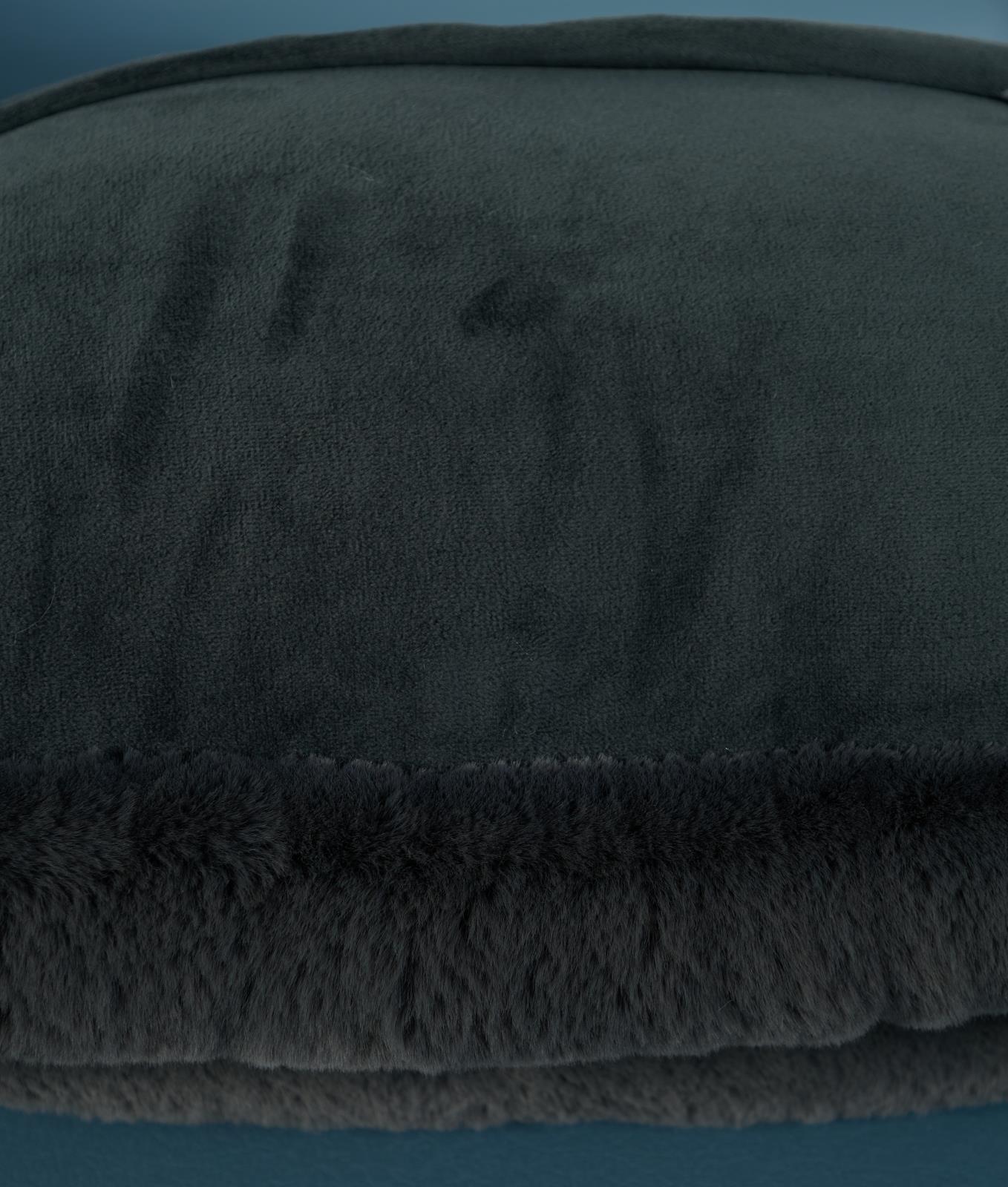 Madrid MDP06 Dark Gray Accent Pillow — view 3