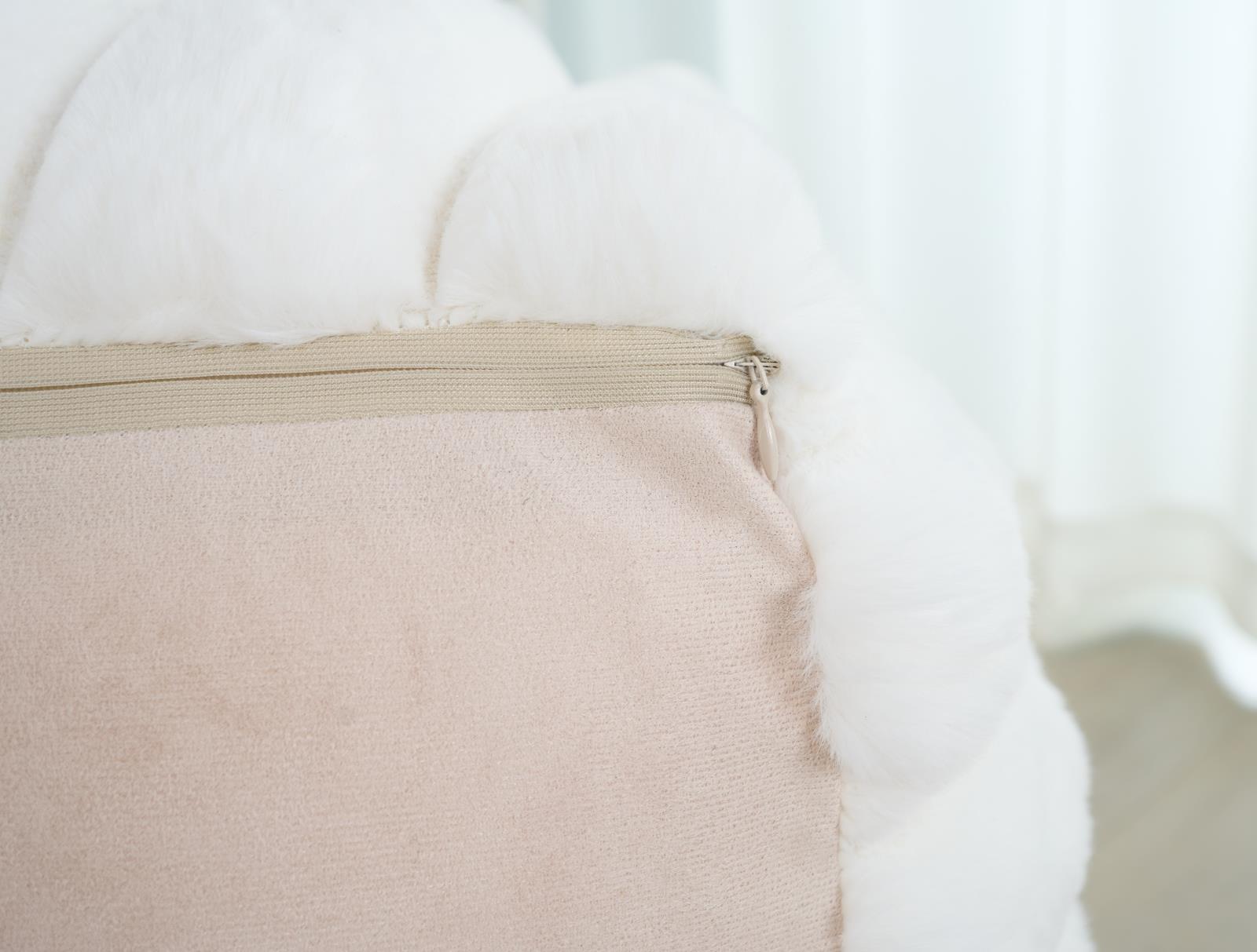 Madrid MD01 White Pouf — view 4