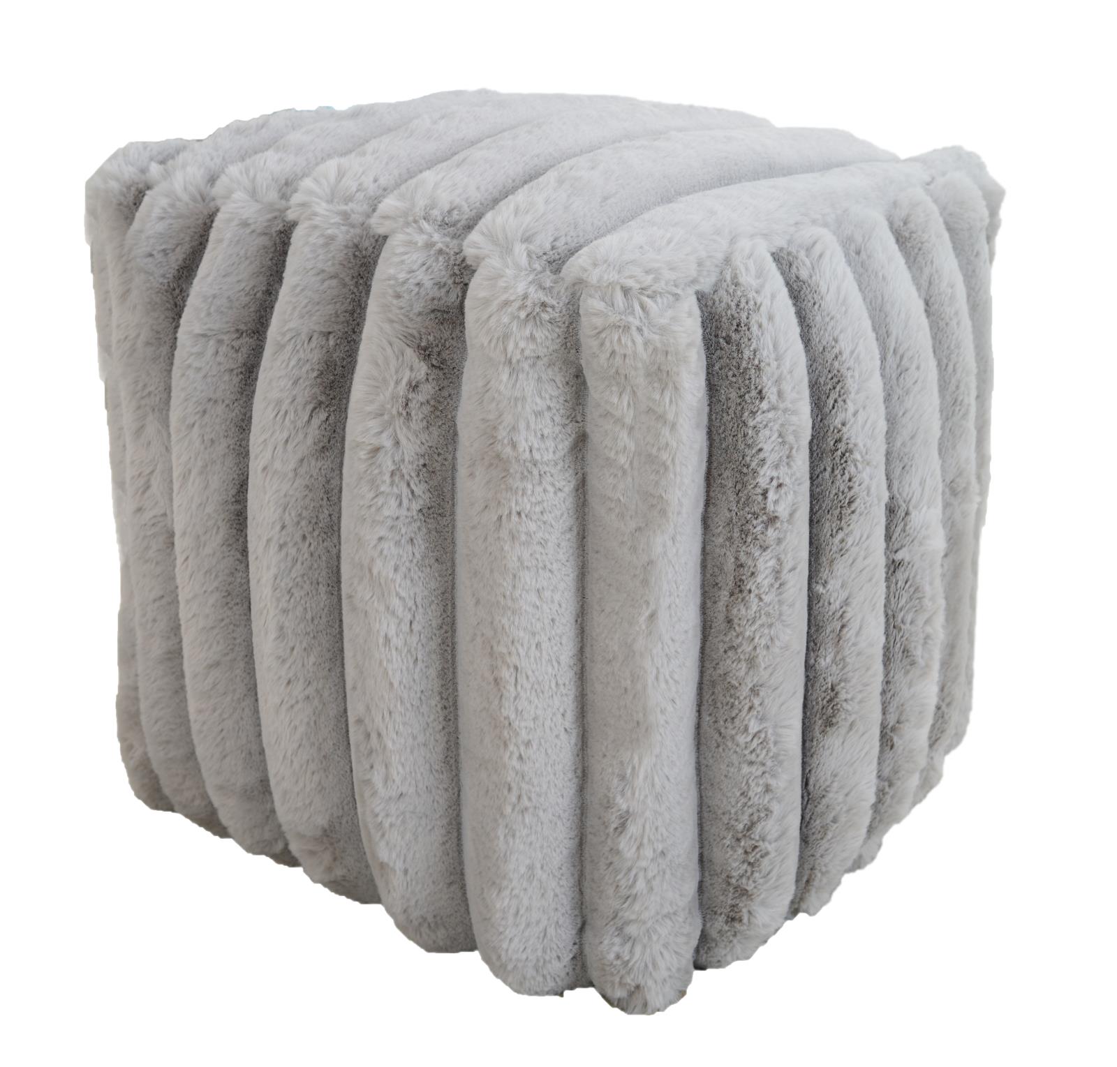 Madrid MD02 Silver Pouf
