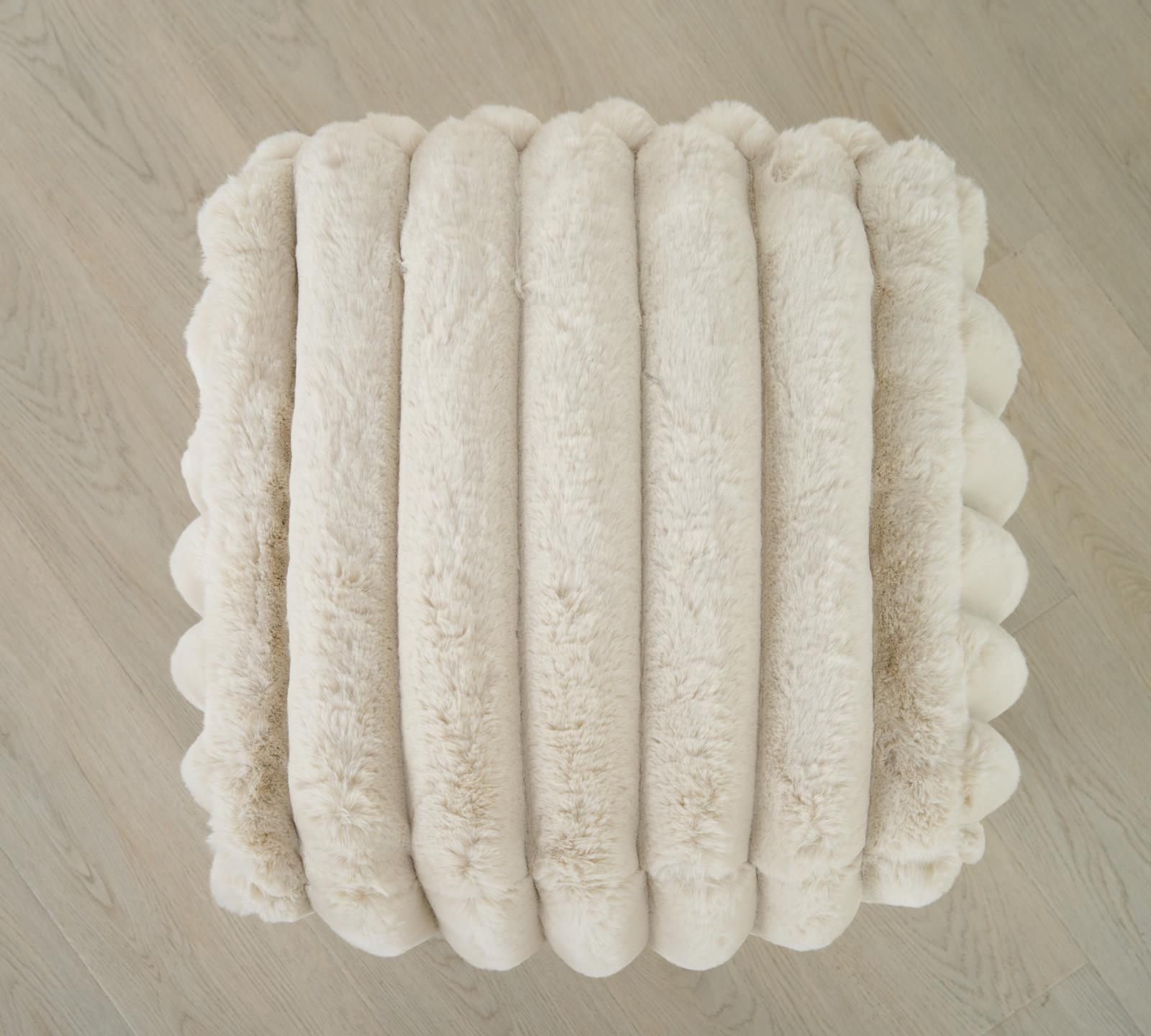 Madrid MD03 Beige Pouf — view 6