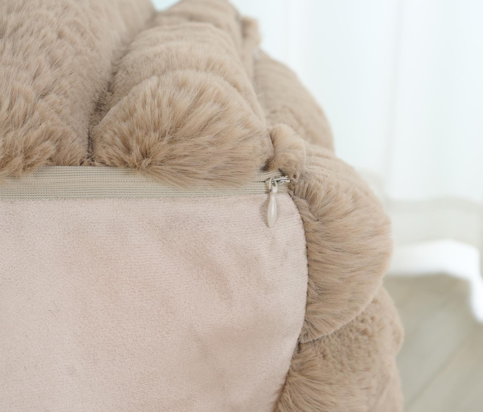 Madrid MD04 Taupe Pouf — view 4