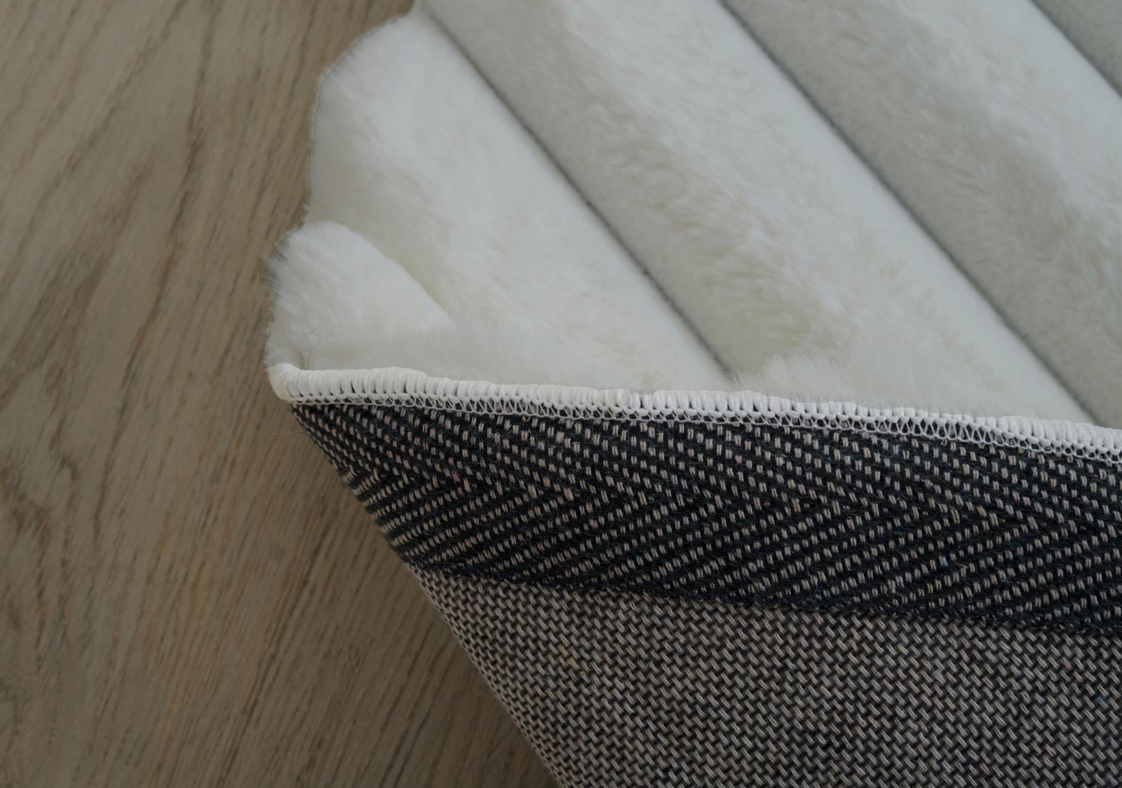Madrid MD01 White Shag Rug — view 11