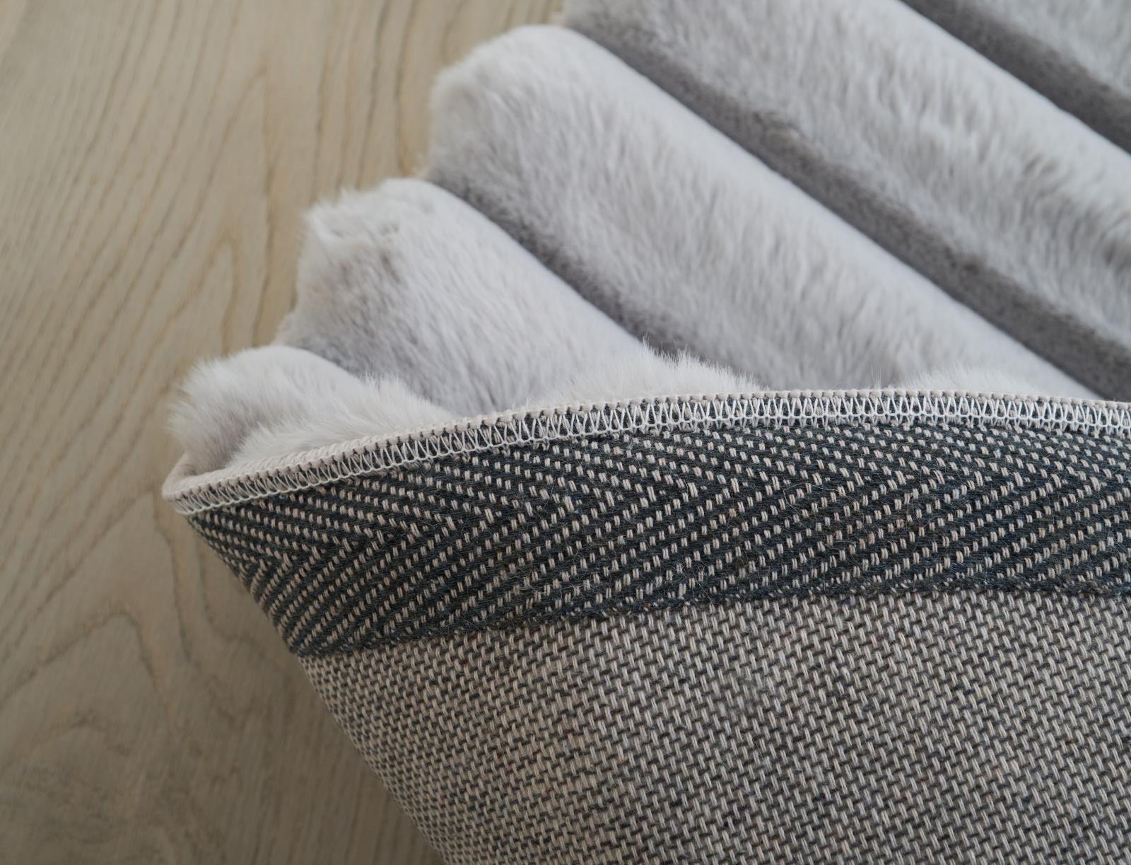 Madrid MD02 Silver Shag Rug — view 11
