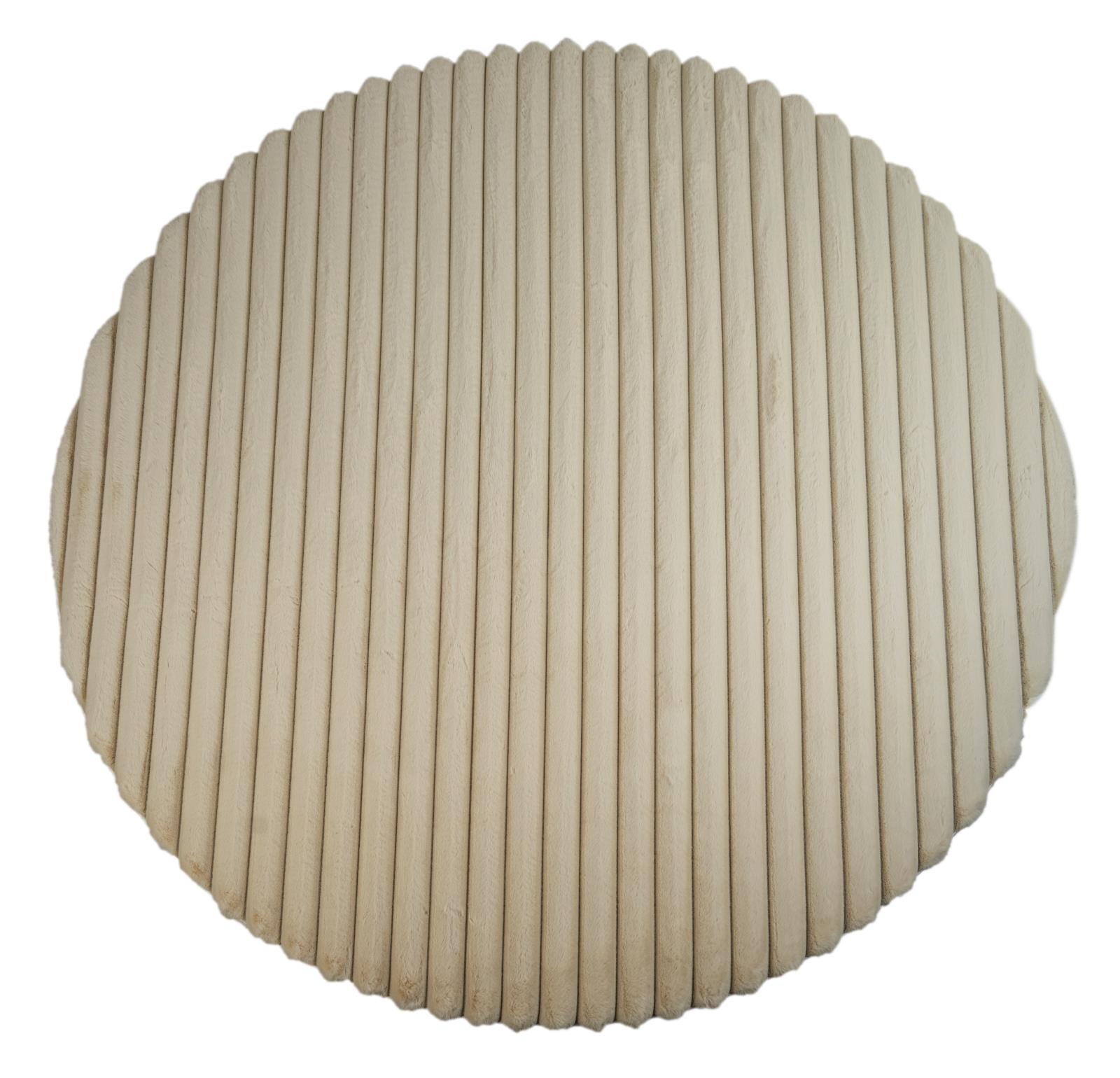 Madrid MD03 Beige Shag Rug — view 5