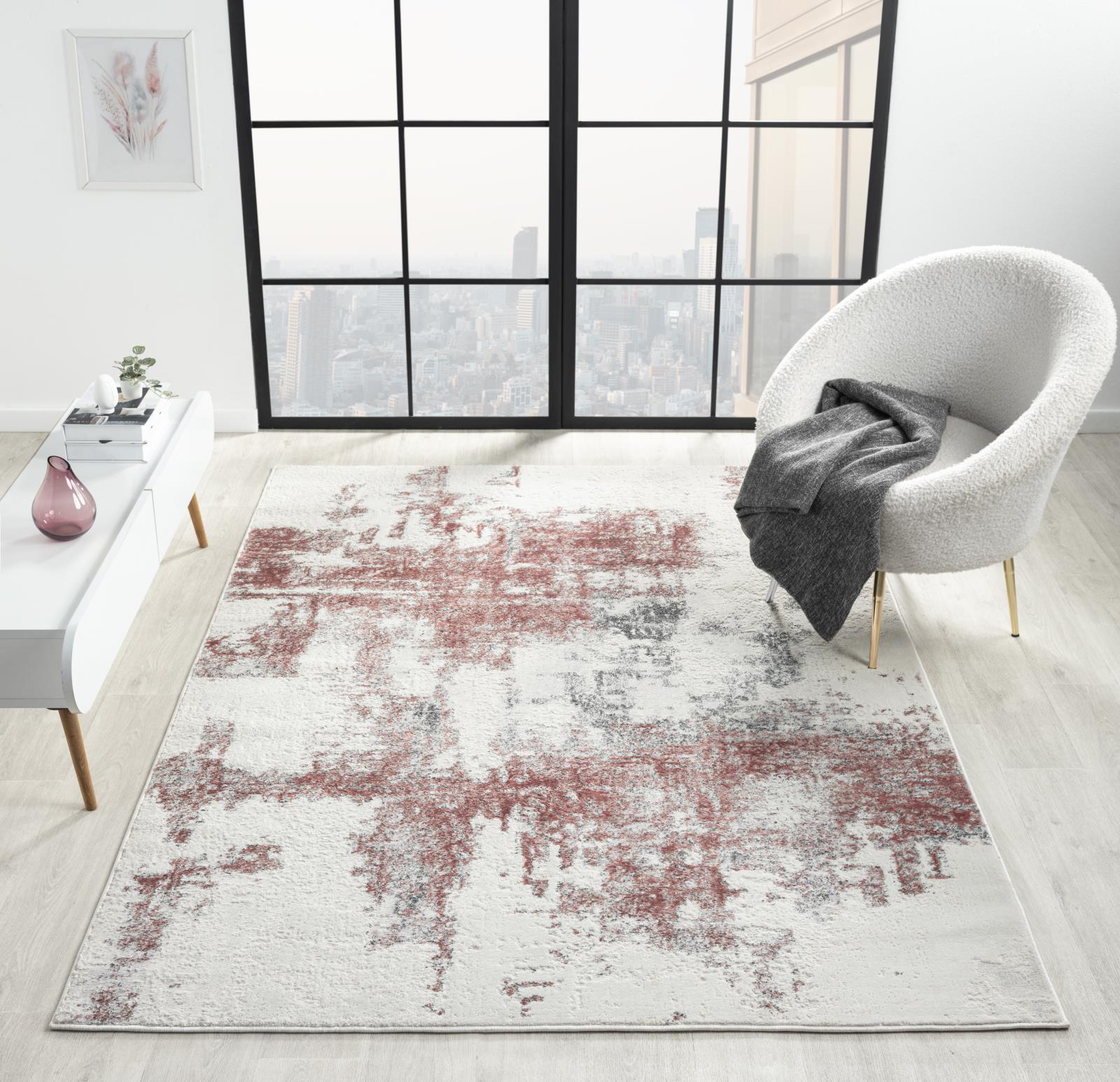 Lavell LV01 White Area Rug — view 2