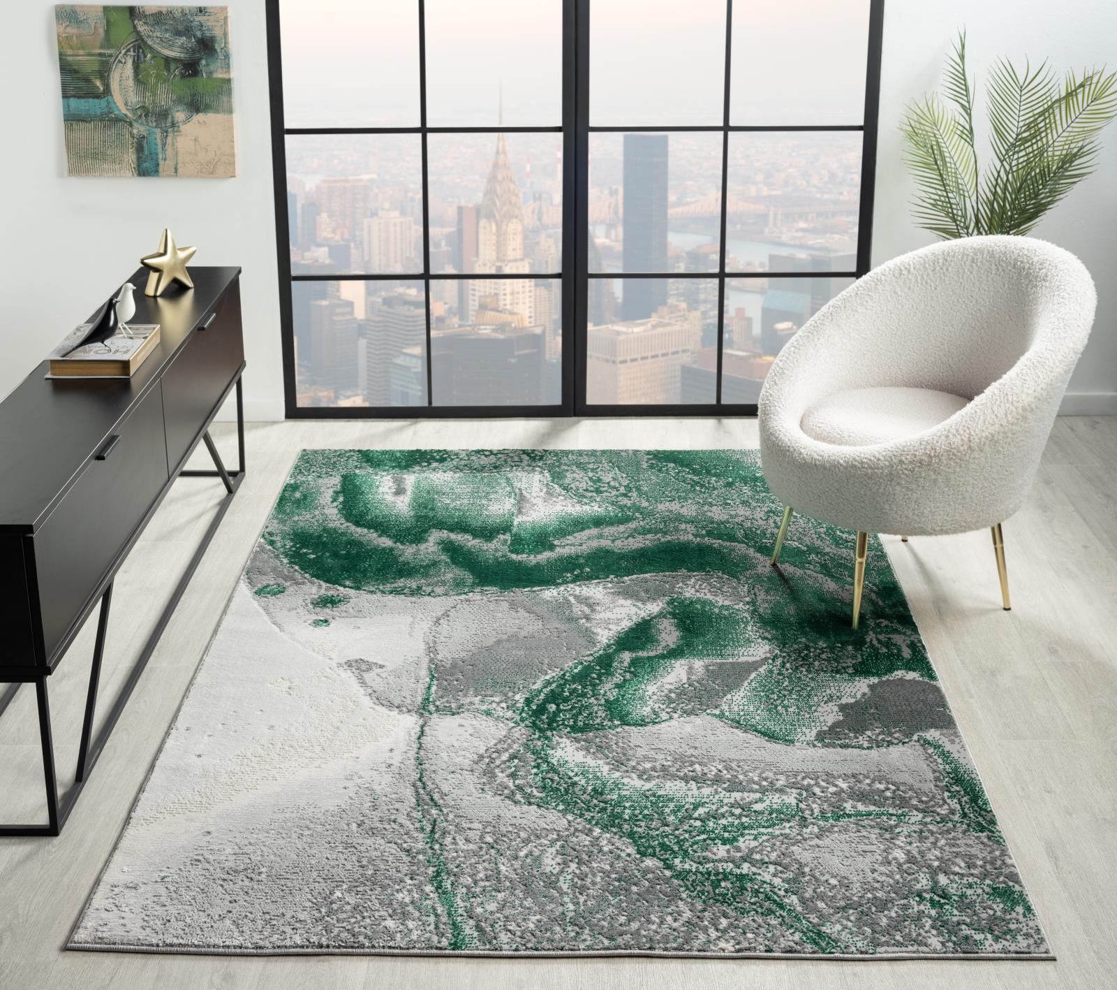 Lavell LV02 White Area Rug — view 2