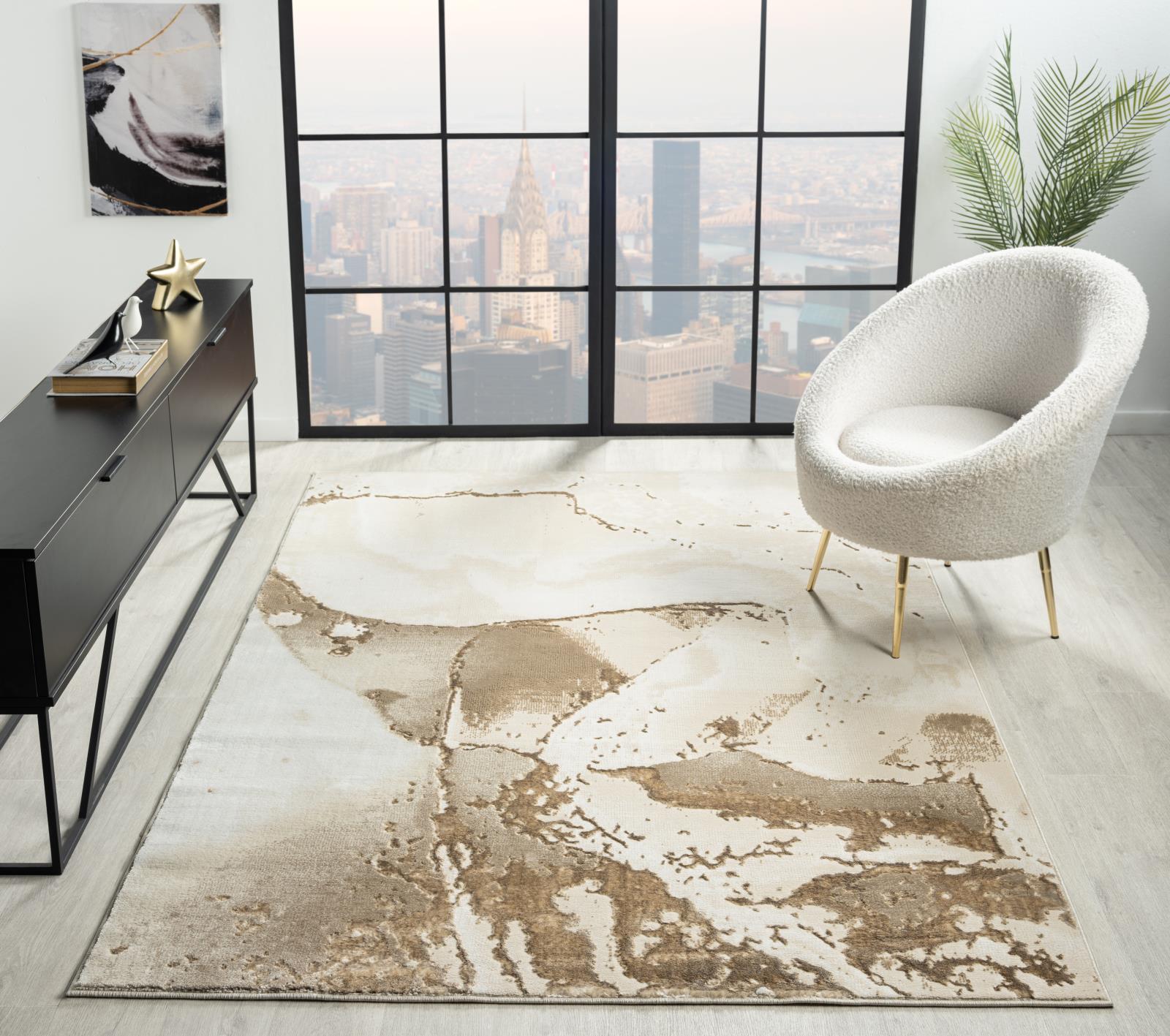 Lavell LV03 Cream Area Rug — view 2