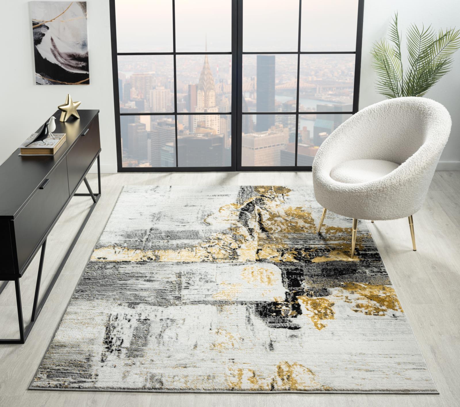 Lavell LV06 Light Gray Area Rug — view 2