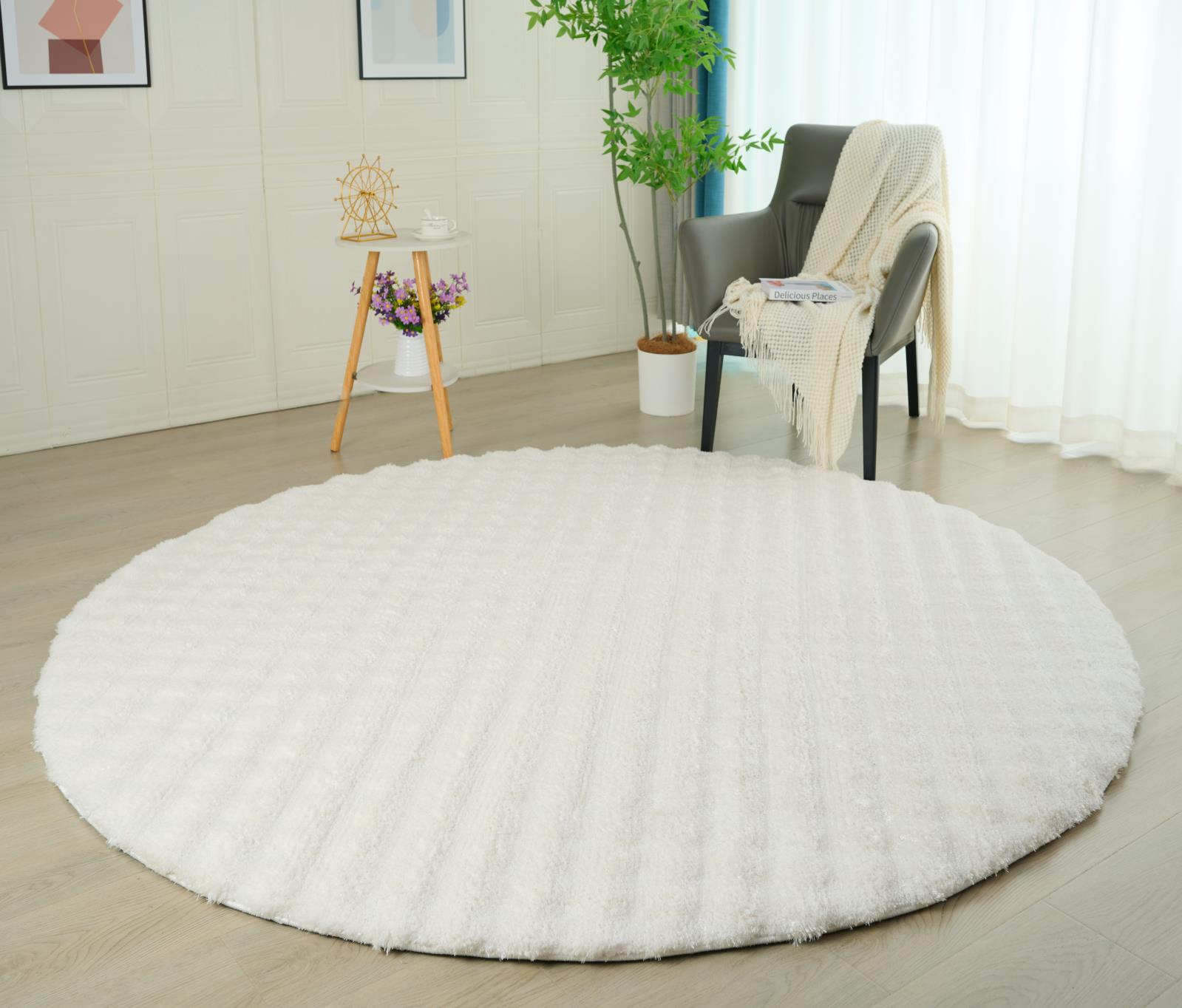 Sunny SU01 White Area Rug — view 3