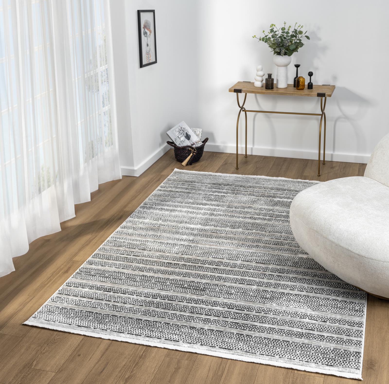 Olivia OV01 Gray Area Rug — view 2
