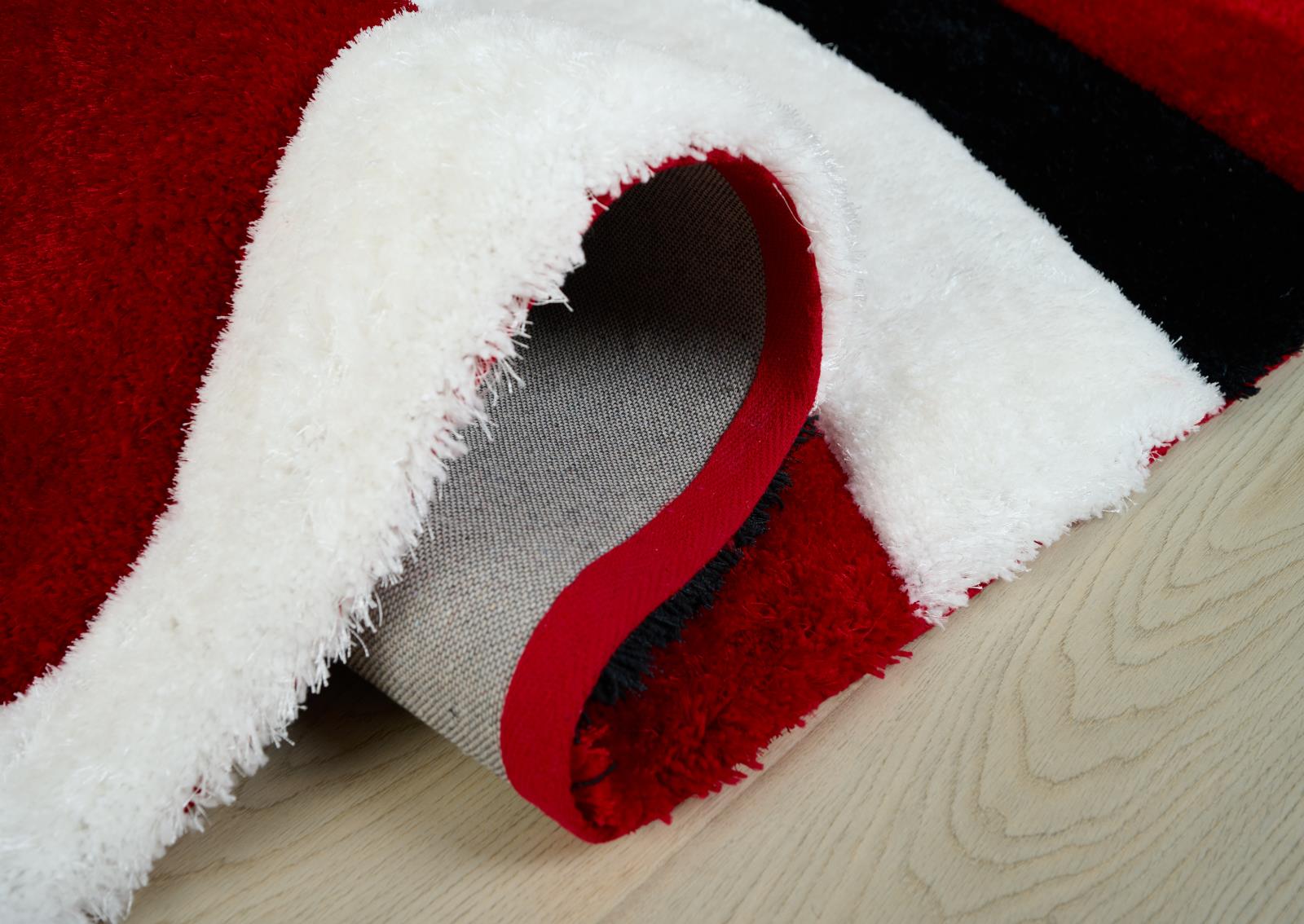 Mateos MS71 Red Shag Rug — view 9