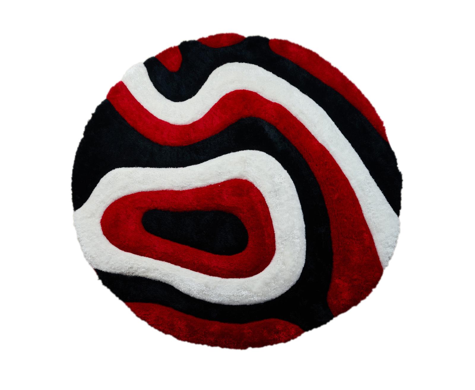 Mateos MS71 Red Shag Rug — view 4