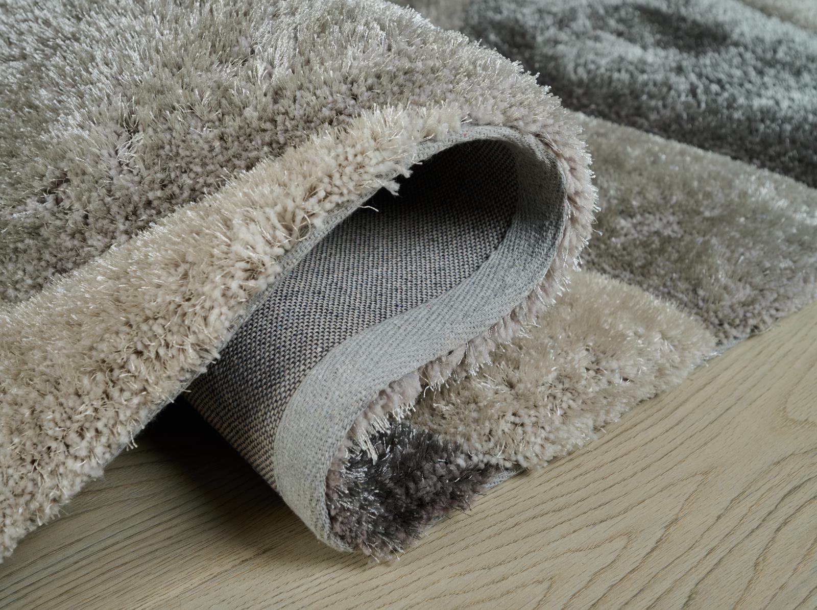Mateos MS72 Charcoal Gray Shag Rug — view 8