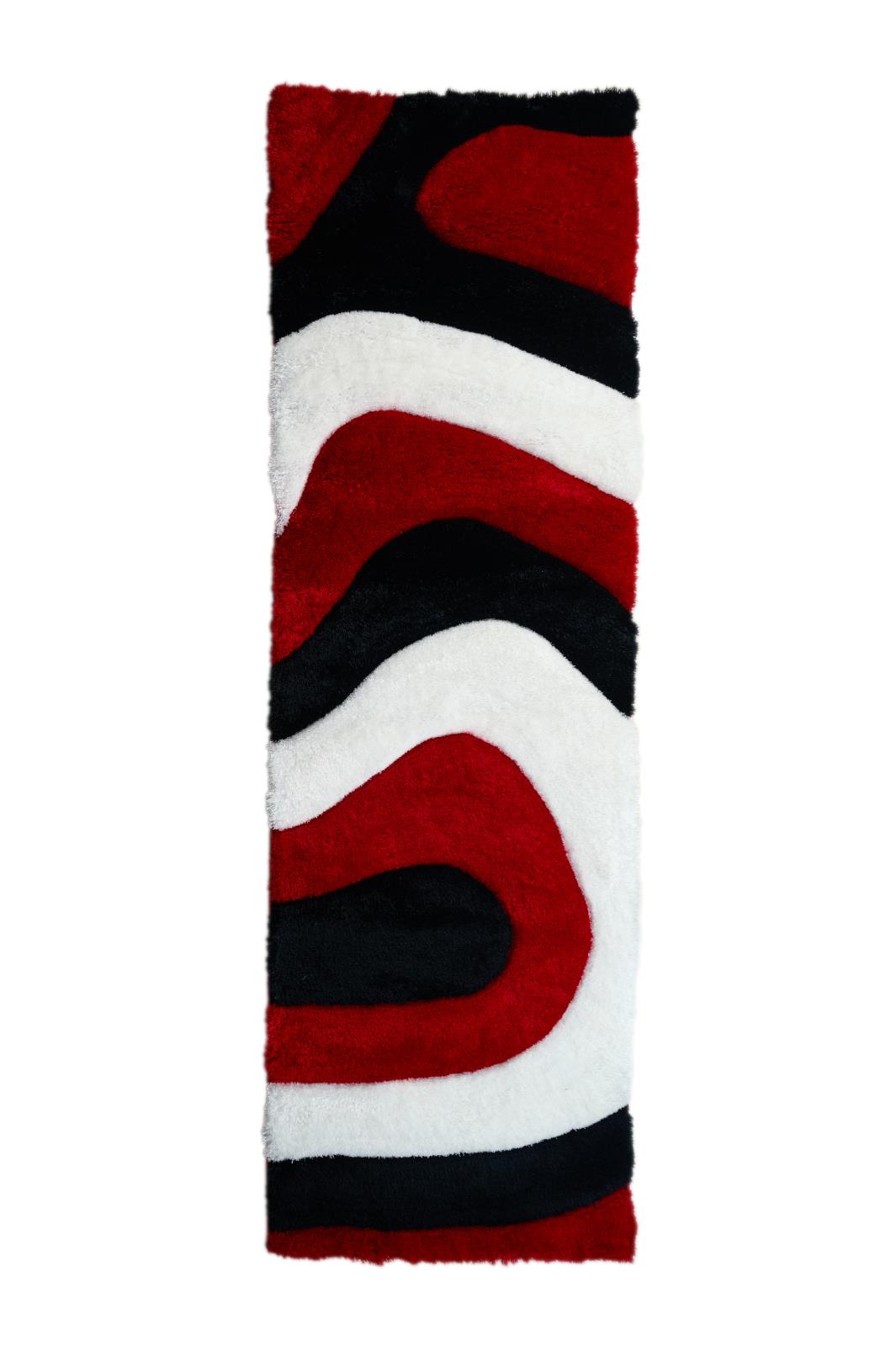 Mateos MS71 Red Shag Rug — view 6