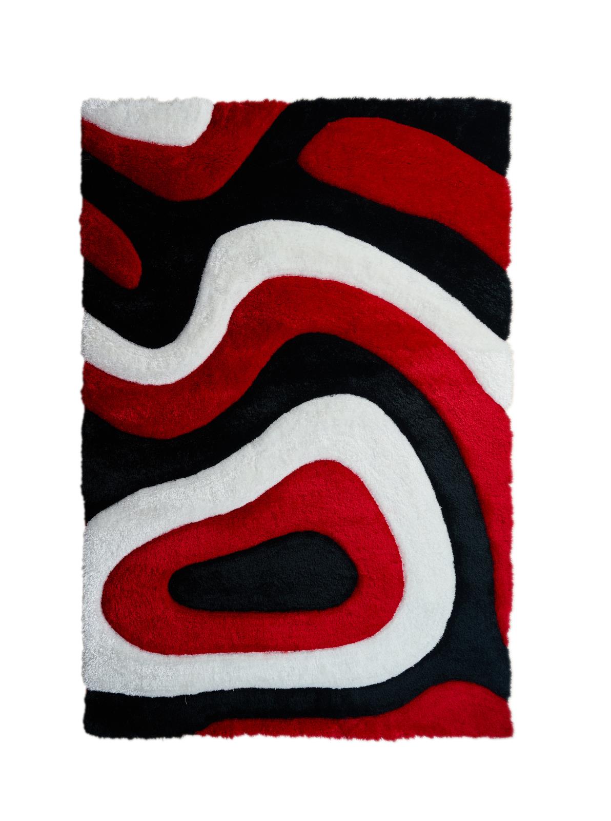 Mateos MS71 Red Shag Rug — view 2