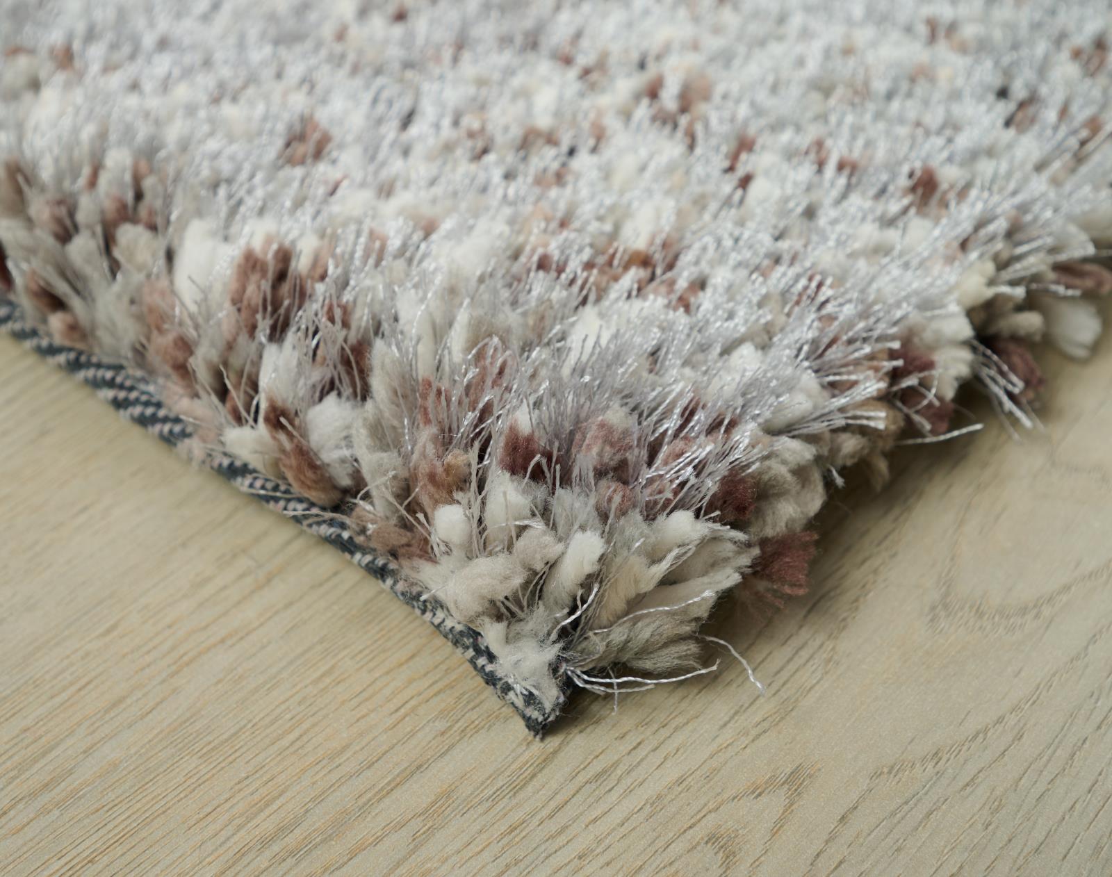 Lisbon LB01 Gray Shag Rug — view 9