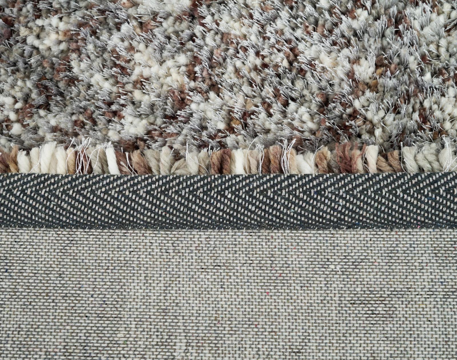 Lisbon LB01 Gray Shag Rug — view 5