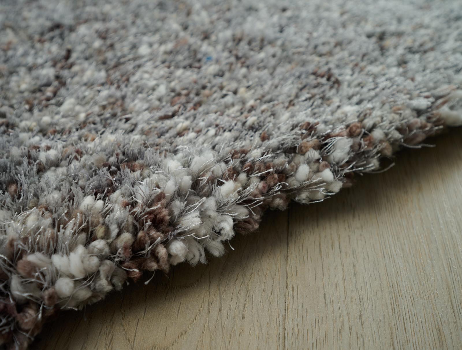 Lisbon LB01 Gray Shag Rug — view 12