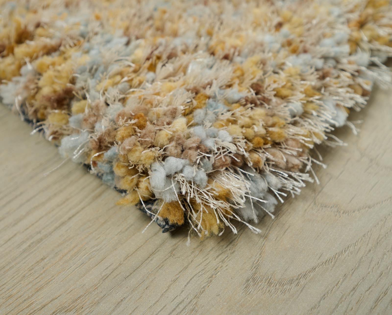 Lisbon LB02 Yellow Shag Rug — view 9