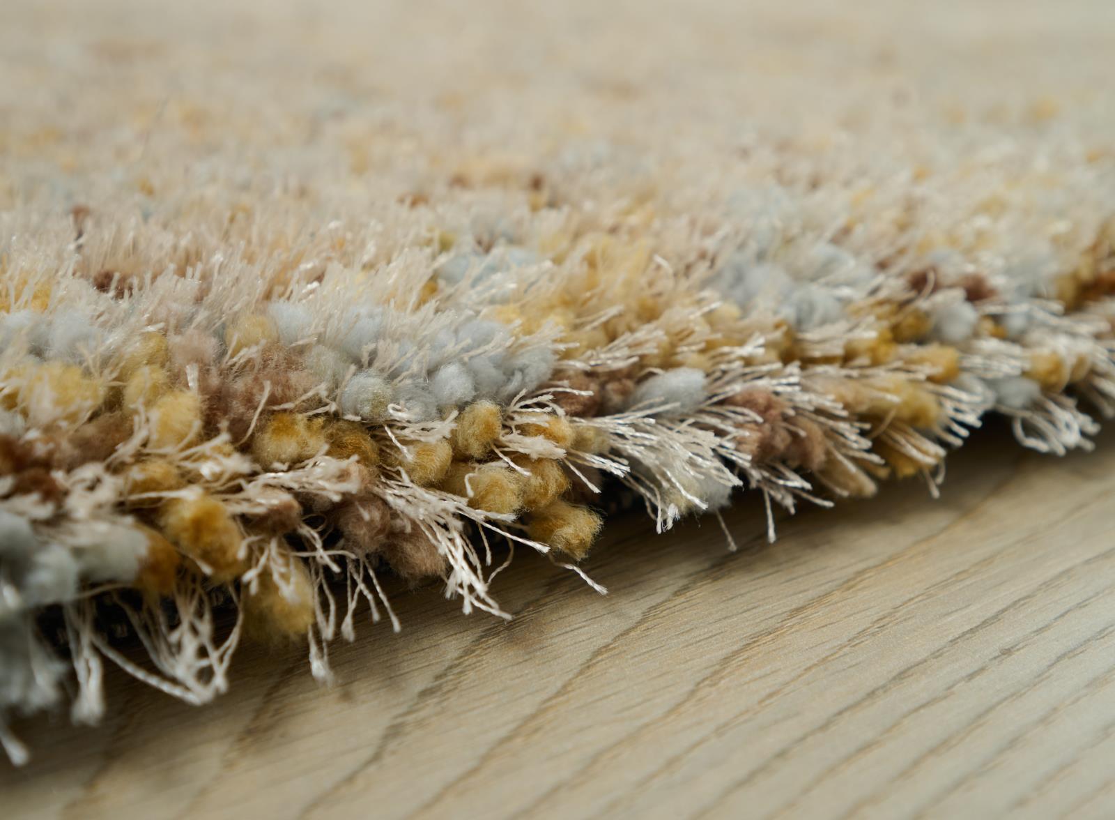 Lisbon LB02 Yellow Shag Rug — view 6