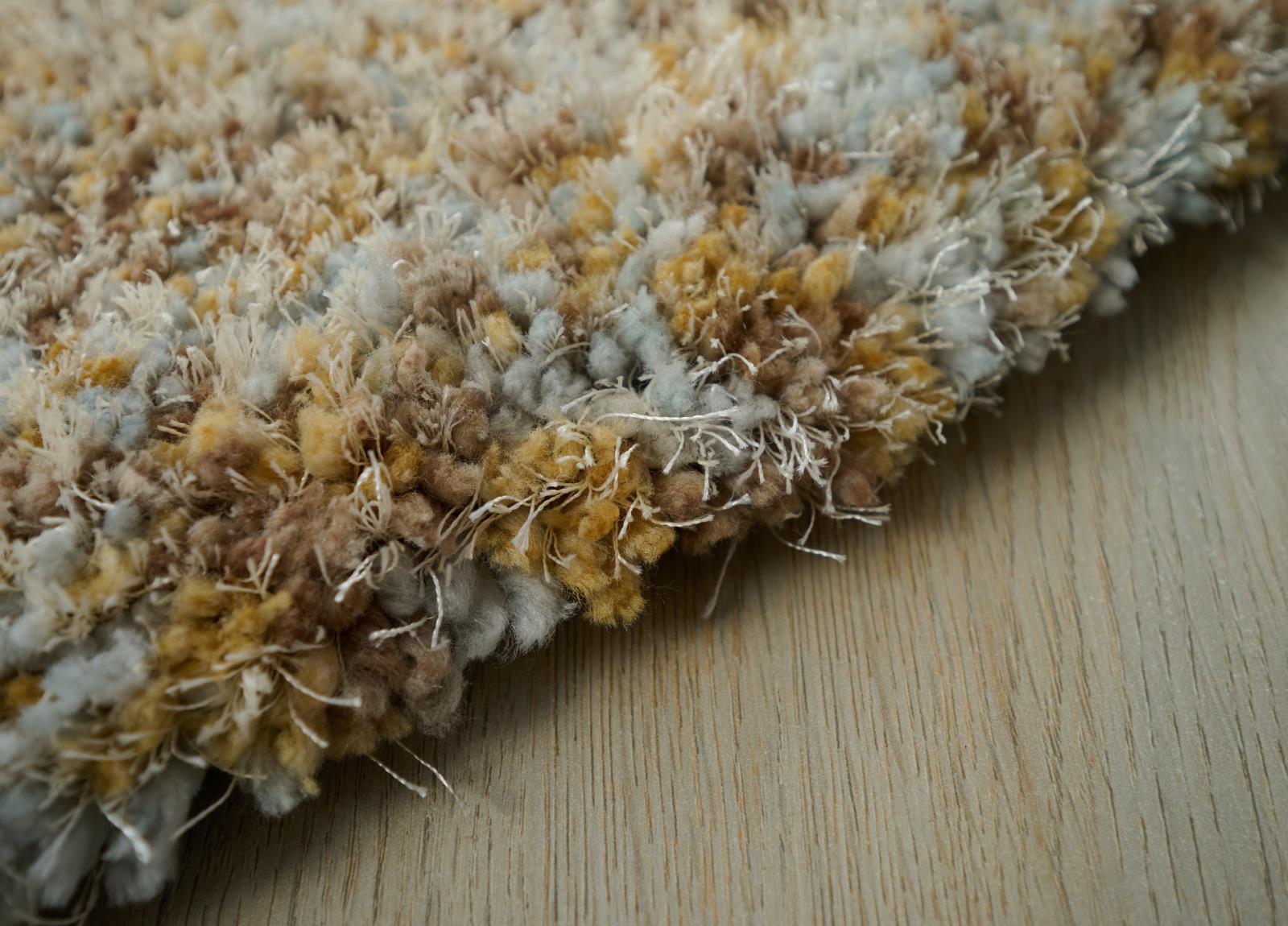 Lisbon LB02 Yellow Shag Rug — view 12