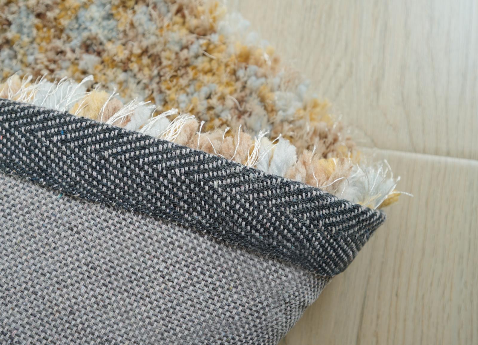 Lisbon LB02 Yellow Shag Rug — view 11