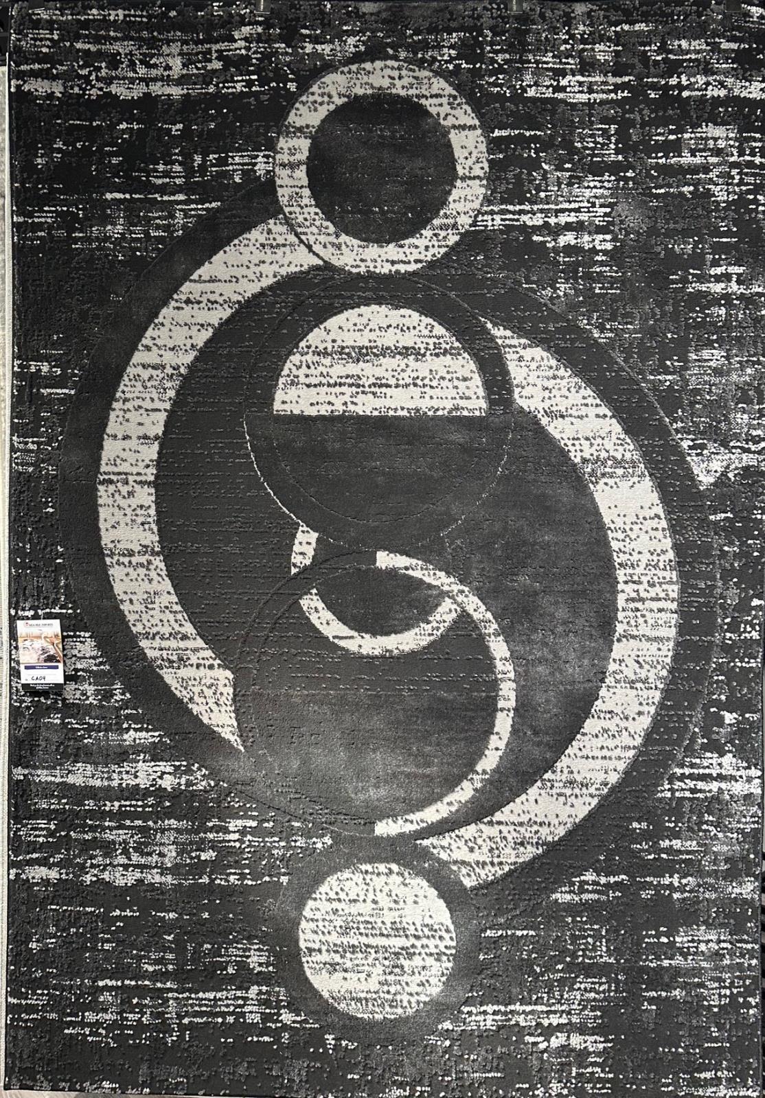 Cairo CA04 Anthracite Area Rug