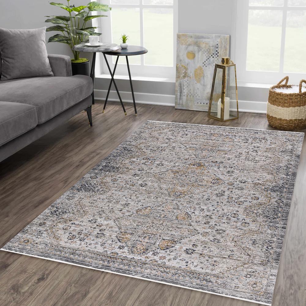 Daphne DP01 Ivory Indoor/Outdoor Rug — view 5