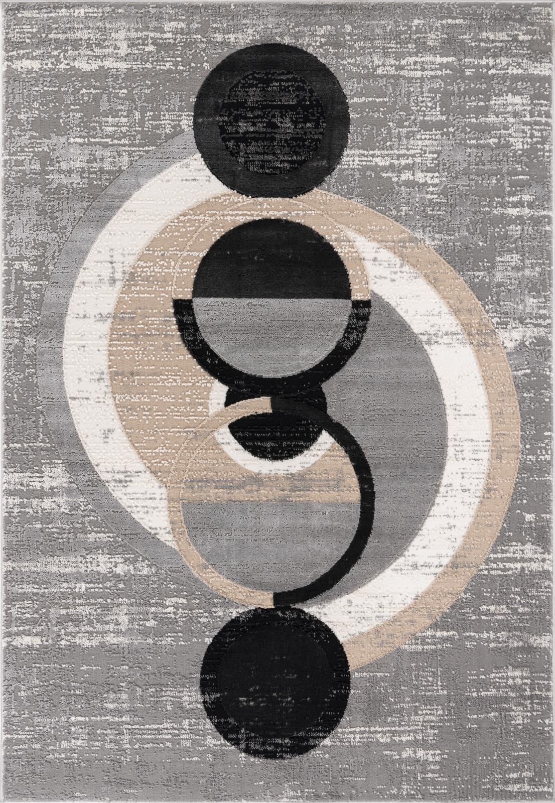 Cairo CA01 Gray Area Rug