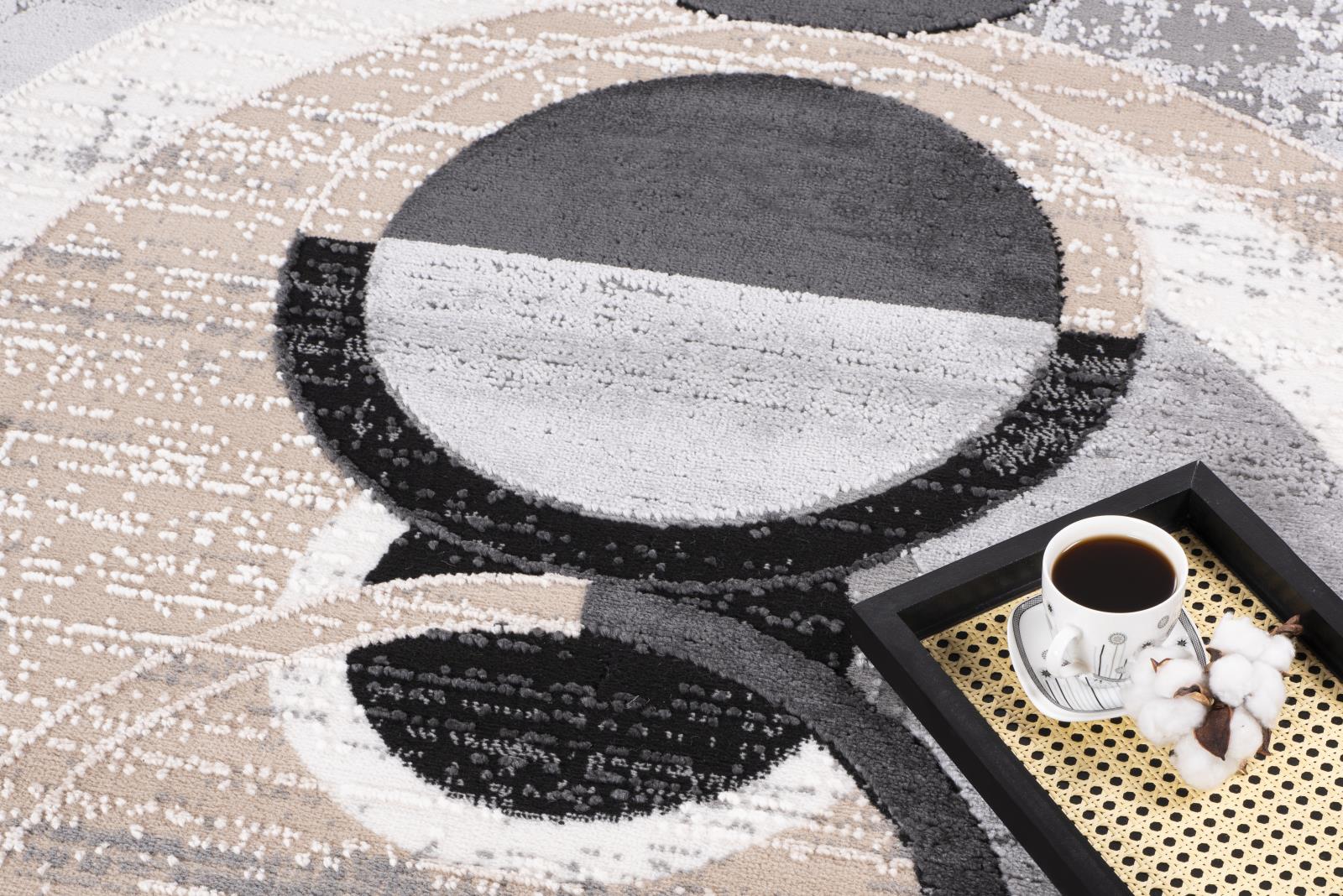 Cairo CA01 Gray Area Rug — view 4