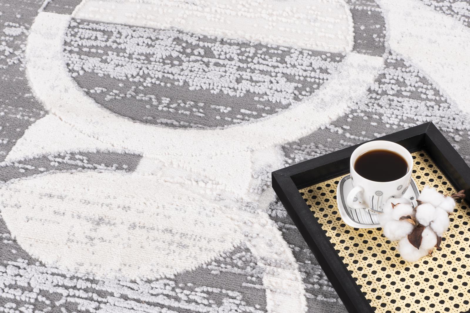 Cairo CA02 Bone Area Rug — view 4