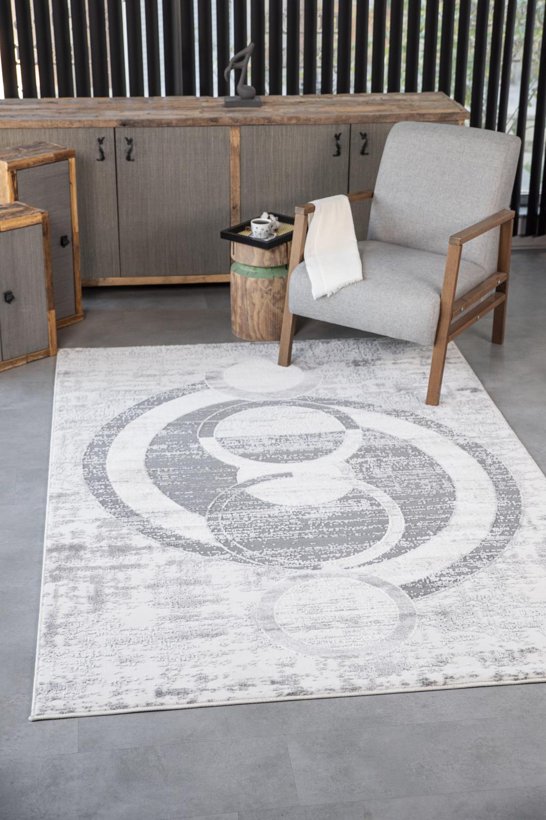 Cairo CA02 Bone Area Rug — view 2