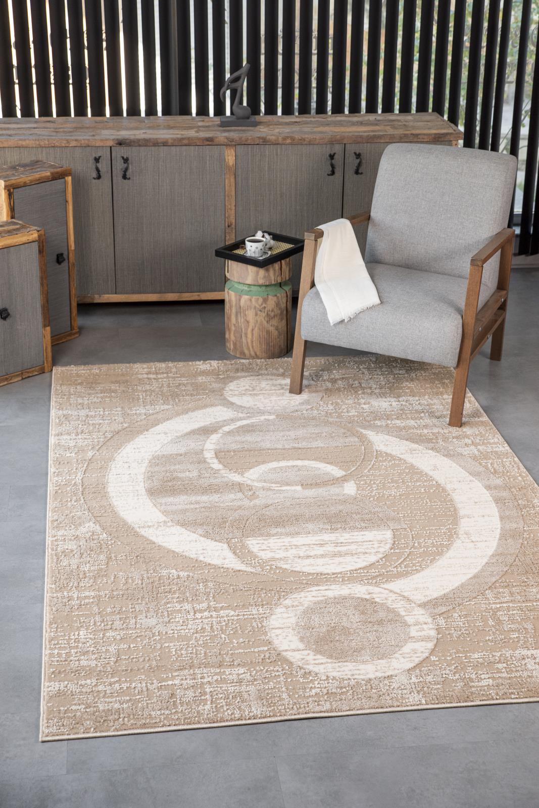 Cairo CA03 Beige Area Rug — view 2