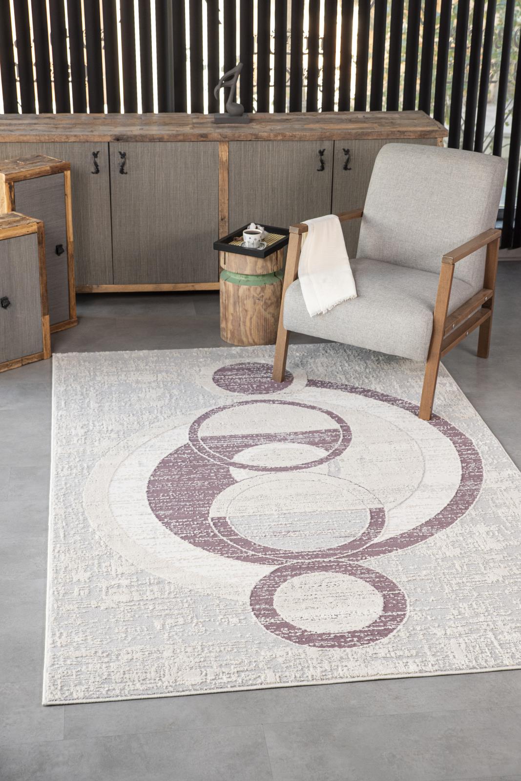 Cairo CA05 Bone Area Rug — view 2